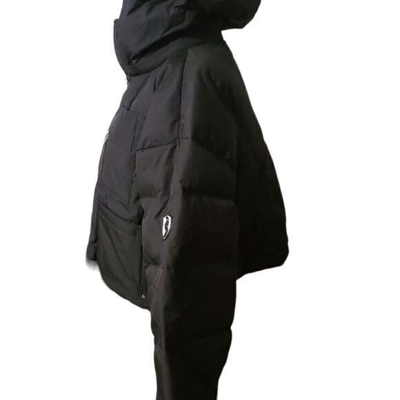 VHNY Vivienne Hu New York Cropped Black Puffer Jacket Ladies Size L - Picture 4 of 11